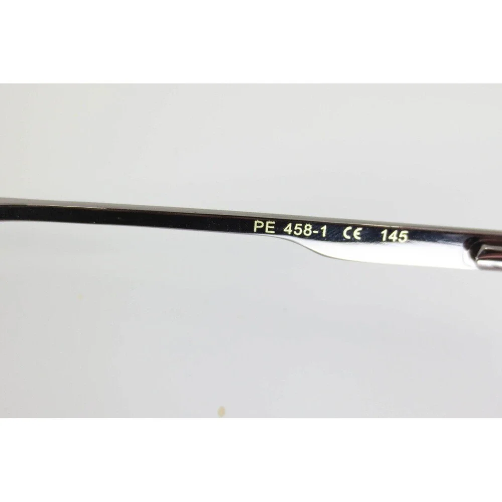 Perry Ellis PE 458-1 Mens Rectangular Eyeglasses Frames Black Grey 58-17-145